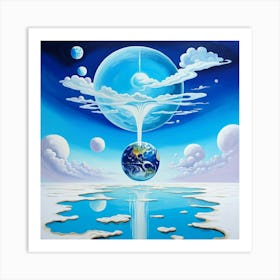 Earth And Water Art Print