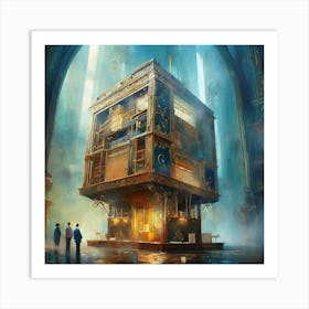 Music Box House Art Print