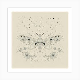 Moon Moth Art Print