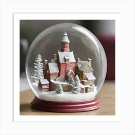 Snow Globe 10 Art Print