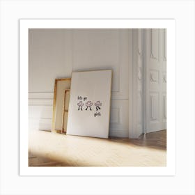 Lets Go Girls Art Print