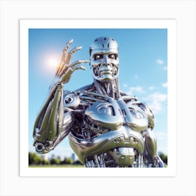 Cyborg Art Print