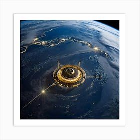 Space Station Art Print