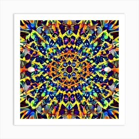 Psychedelic Mandala 31 Art Print