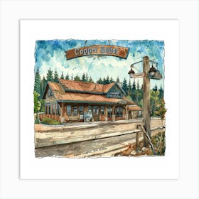 Copper Hill Station Art Print