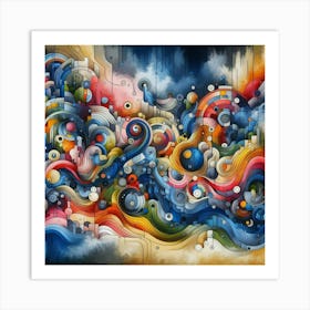 Abstract Painting Art Print