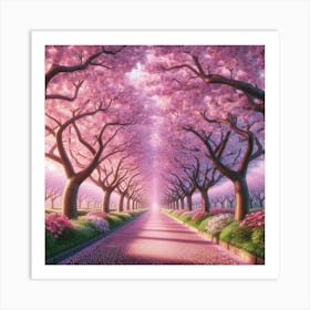 Sakura Blossoms Art Print