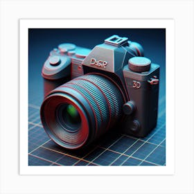 3d Camera Art Print