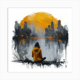 Cityscape Canvas Print Art Print