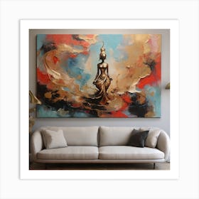 Oriental beauty 2 Art Print