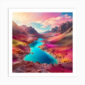 Abstract Landscape Art Print