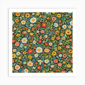 Daisies 1 Art Print