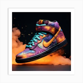 Nike Dunk High Galaxy 4 Art Print