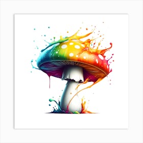 Unique-er Mashroom  Art Print