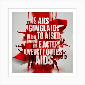 Aids Poster Art Print