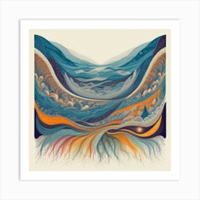 Oceans And Waves Art Print