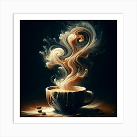 Coffee Art 1 Art Print