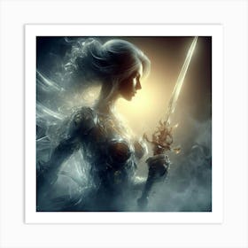 Witch'S Sword Art Print