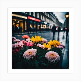 Flowers In London Photography (18) Art Print