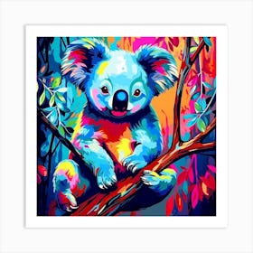 Koala Painting Art Print