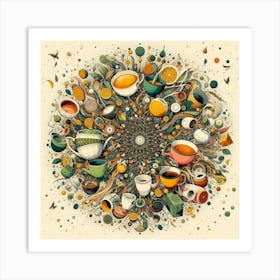 Tea Art 350 Art Print