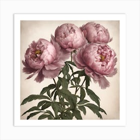 Pink Peonies Art Print