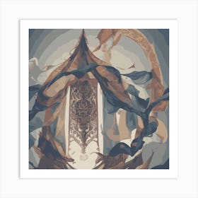 Ethereal Door Art Print