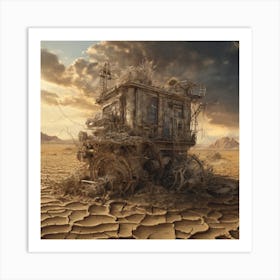 Deserted Train Art Print