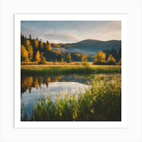 Autumn In The Mountains 7 Art Print