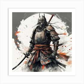 Samurai Warrior Art Print