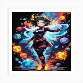 Marvel Super Hero Art Print