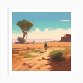 Desert Landscape 59 Art Print