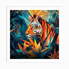 Tiger In The Jungle 7 Art Print