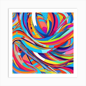 Abstract Background 25 Art Print