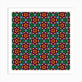 Pattern Texture Seamless Floral 1 Art Print