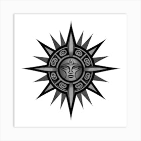 Sun Symbol Art Print