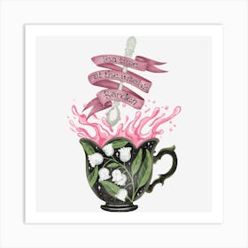 Tea lover art Art Print