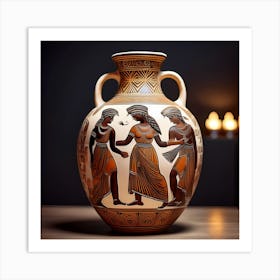 Greek Vase 2 Art Print