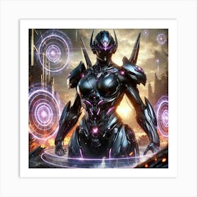 A Powerful Sci Fi Scene Showcasing Queen Sorath S Art Print