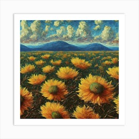 Sunflowers 10 Art Print