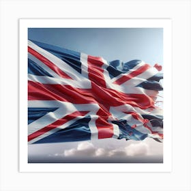 British Flag 5 Art Print