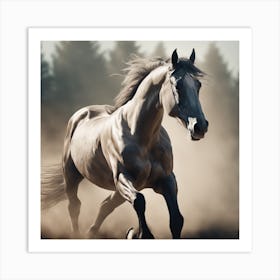 Horse Galloping 15 Art Print