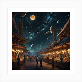 Star Wars Market Art Print