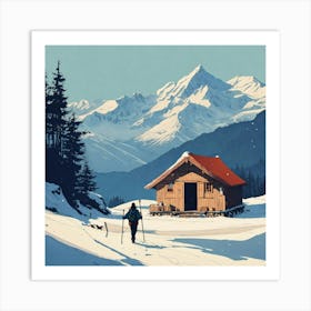 Cabin In The Snow Affiche