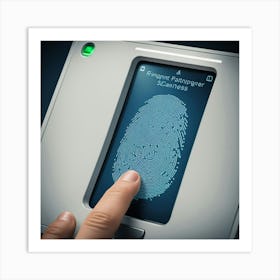 Fingerprint Scanner 1 Art Print