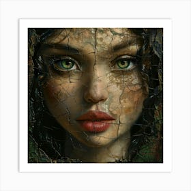 Face Of A Woman 1 Art Print