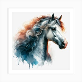 Horse Head 7 Art Print