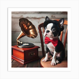 Boston Terrier~Reimagined 8 Art Print