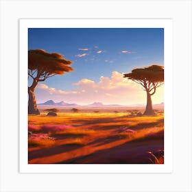 Maasai Mara Art Print