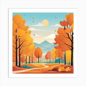 Autumn Landscape 3 Art Print